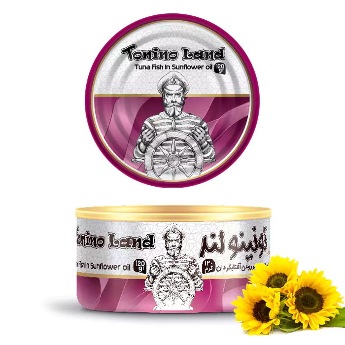 کنسر و ماهی تون در روغن آفتابگردان 120گرمی کنسر و ماهی تون در روغن آفتابگردان 120گرمی