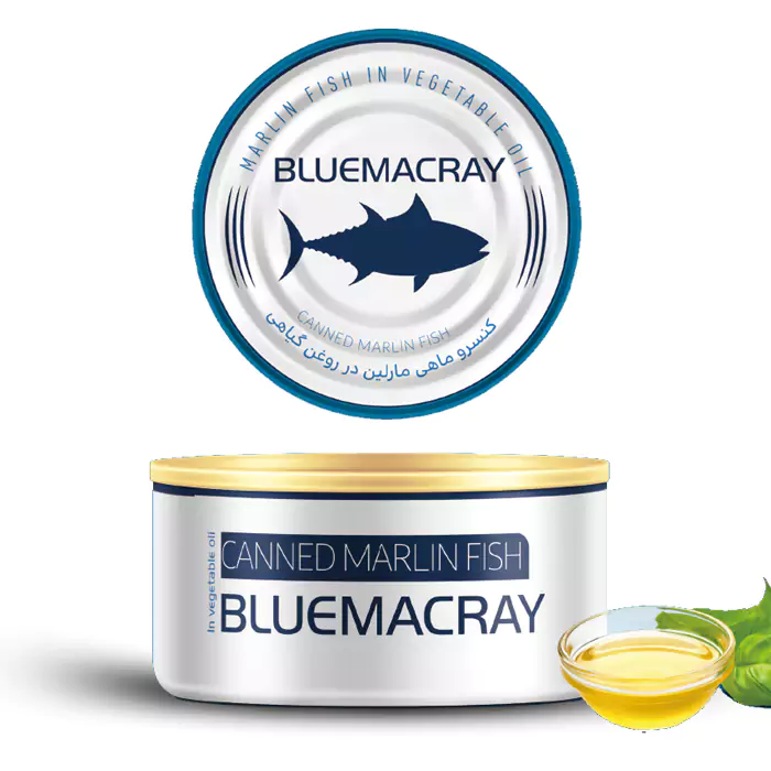کنسرو ماهی مارلین در روغن گیاهی کنسرو ماهی مارلین در روغن گیاهی