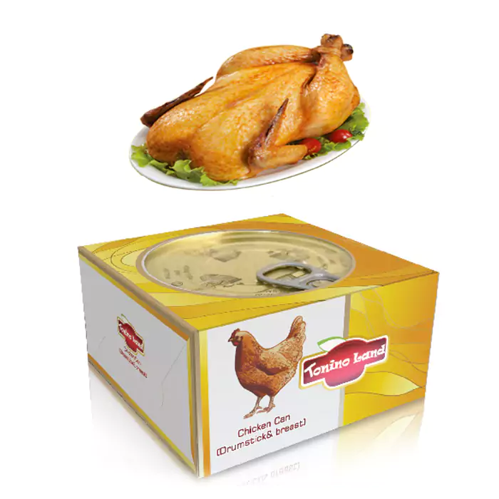 کنسرو مرغ ران و سینه