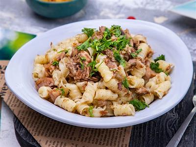 طرز تهیه پاستا با تن ماهی | غذای سریع و خوشمزه طرز تهیه پاستا با تن ماهی | غذای سریع و خوشمزه